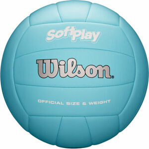 Wilson SOFT PLAY VOLLEYBALL Volejbalová lopta, modrá, veľkosť os